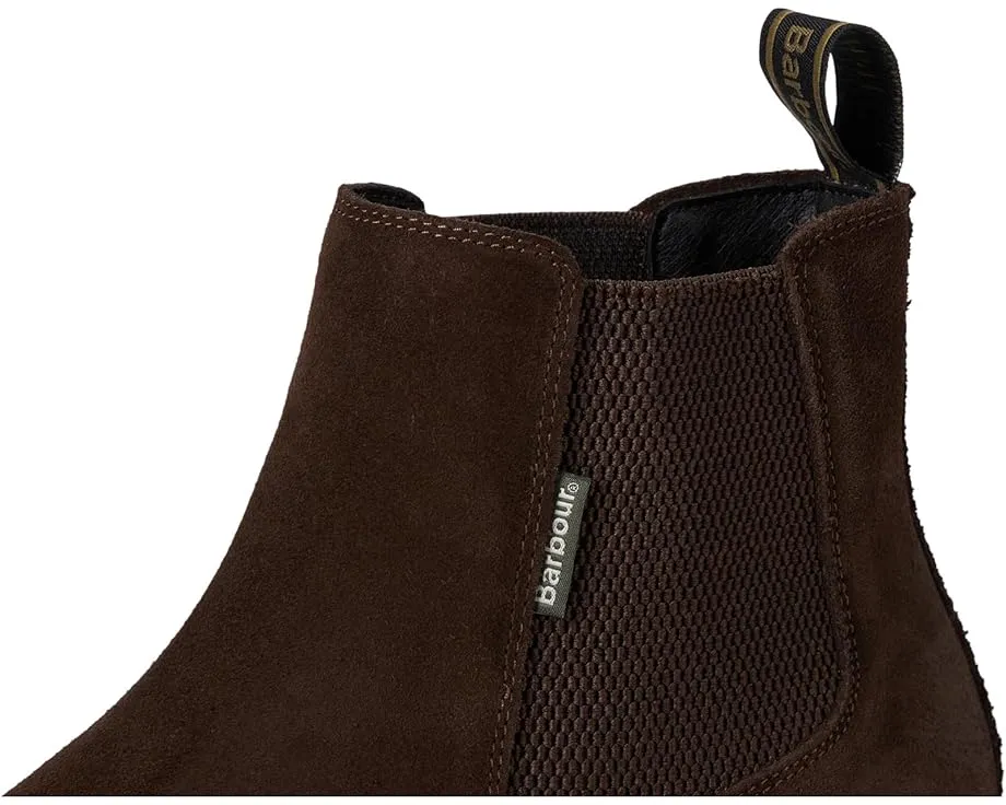 Chelsea ботинки Barbour Tinstone из замши с фактурной подошвой