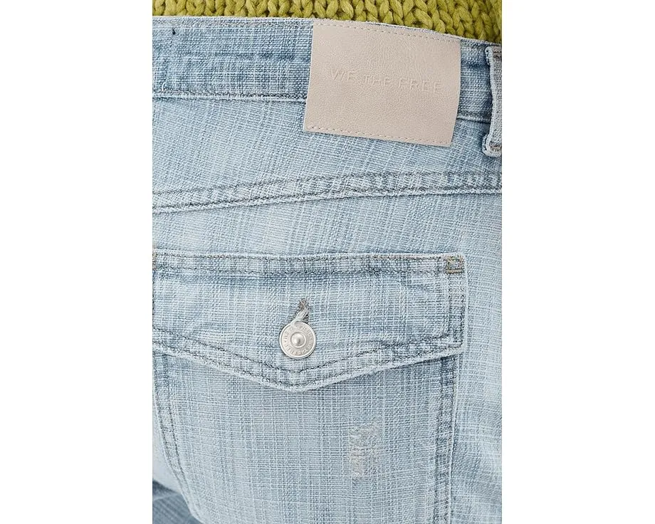 Джинсы We The Free Highland Low Rise Bowed от Free People с расклешенным силуэтом