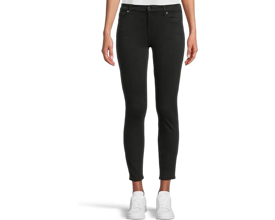 Узкие леггинсы 7 For All Mankind The Ankle Skinny с высокой посадкой