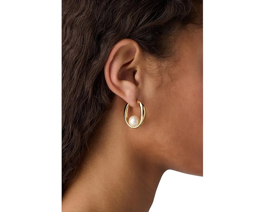 Серьги-кольца Harmony Hoops с жемчужным акцентом от Kate Spade New York