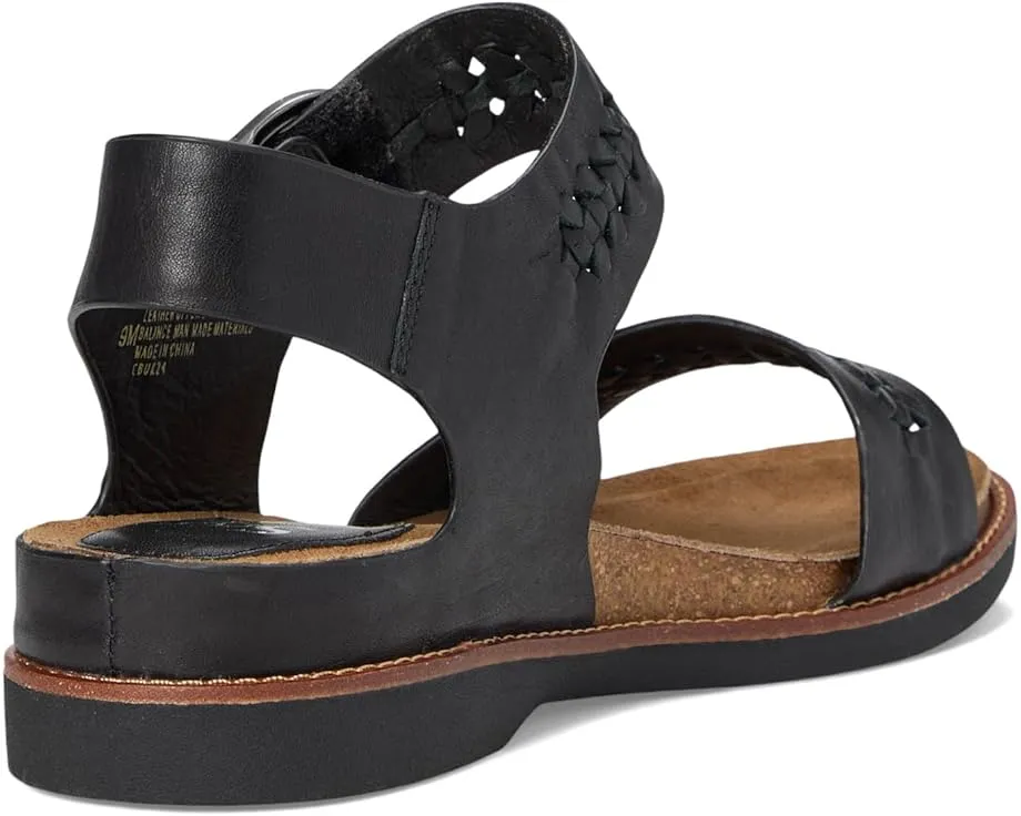 Sofft Bali II сандалии из плетеной кожи с пробковой стелькой и скрытой застежкой