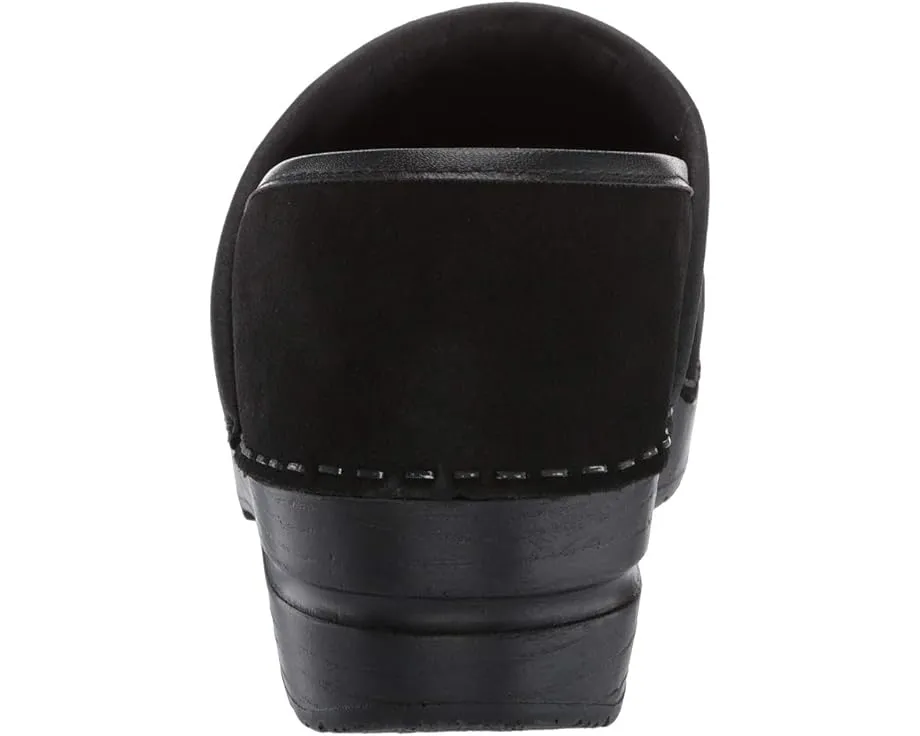 Сабо Sanita Nina из мягкой замши с анатомической стелькой