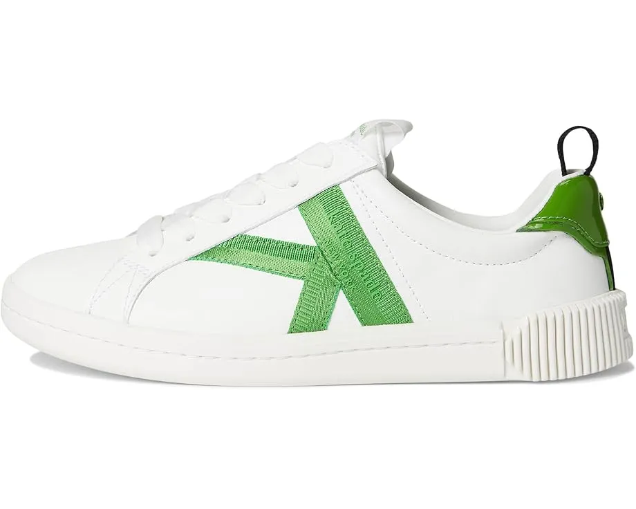 Кроссовки на шнуровке Kate Spade New York Signature с фирменным логотипом