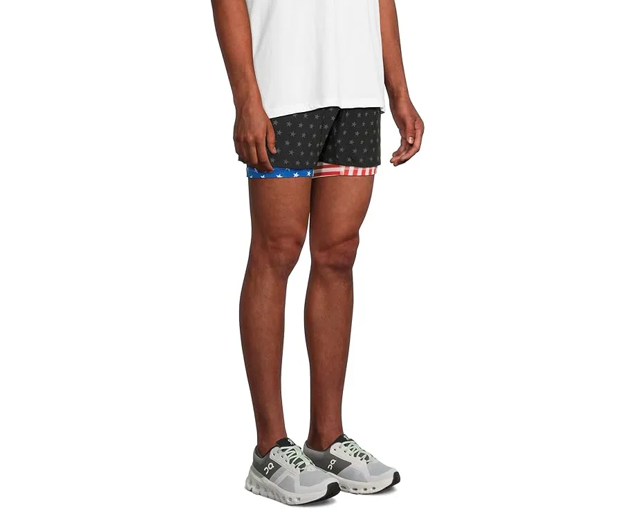 Функциональные шорты Chubbies The Danger Zones 5.5 дюйма с влагоотводящей тканью и карманами на молнии