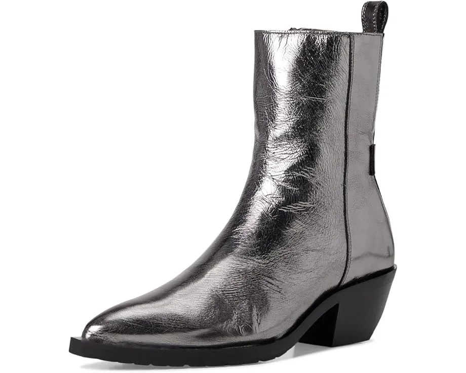 Ботинки AllSaints Bazely с острым носком и молнией на мягком кожаном верхе