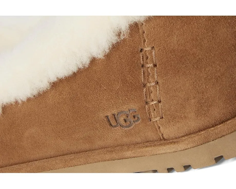 UGG Zora Ballet Flat балетки из замши с меховой стелькой и легкой подошвой
