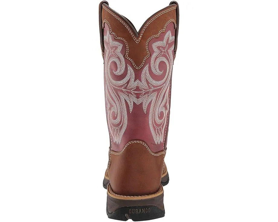 Ковбойские сапоги Durango Lady Rebel 10 дюймов с квадратным носком
