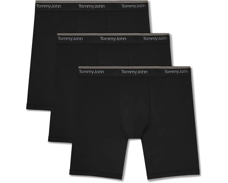 Трусы боксеры Tommy John Ultra Soft Flex 6 дюймов (15.24 см) 3 шт с поддерживающим мешочком