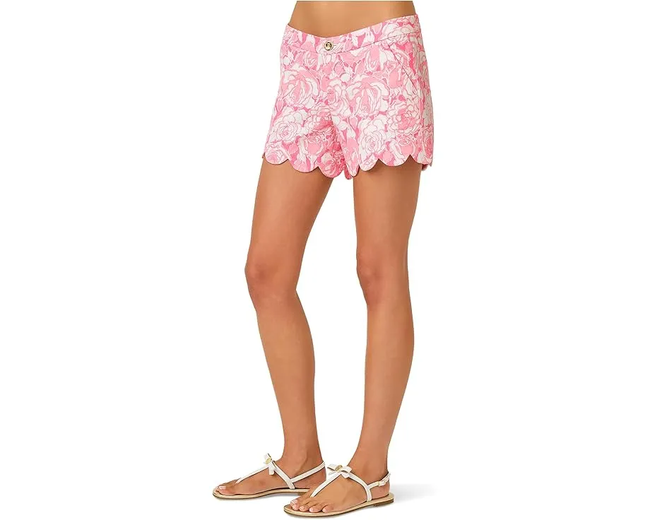 Шорты Buttercup Stretch с фигурным подолом и принтом Lilly Pulitzer