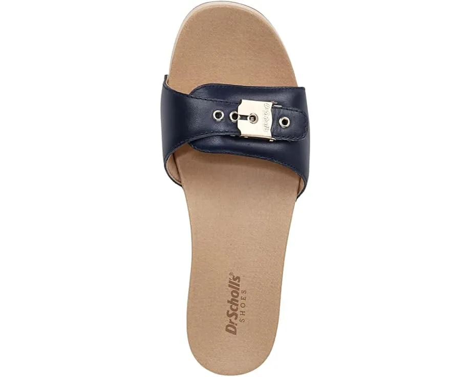 Сандалии Dr. Scholl's Original Too Slide на деревянной платформе