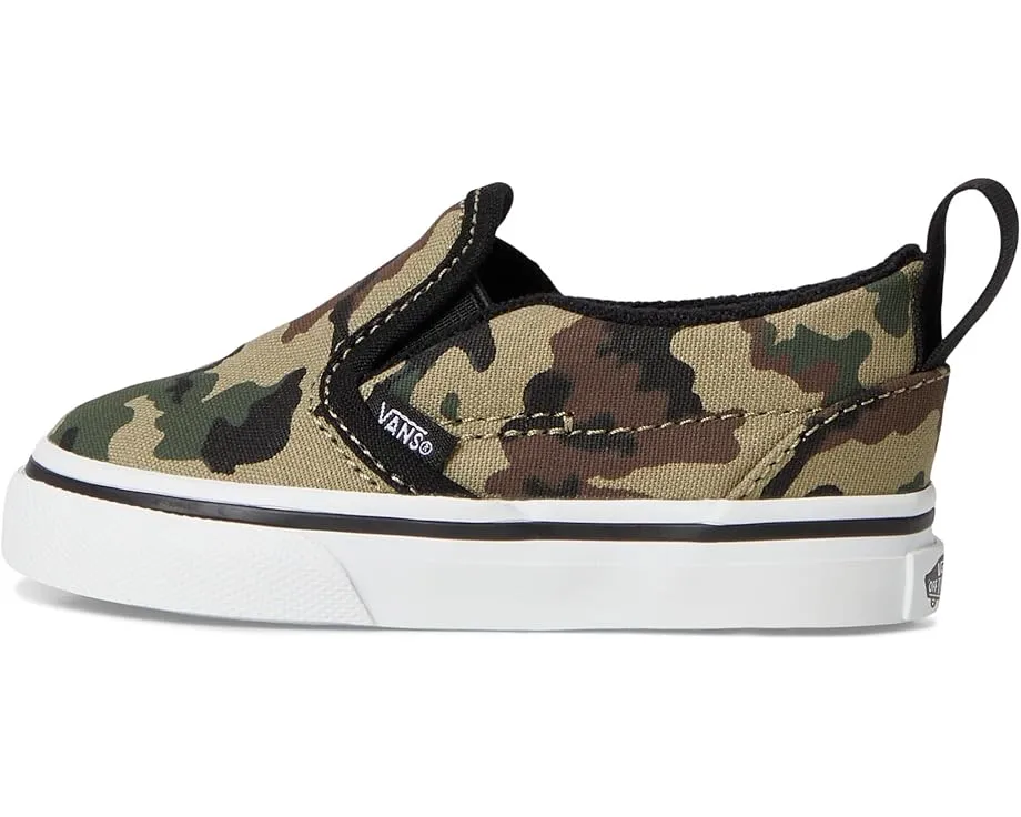 Детские слипоны Vans Slip-On V с вафельной подошвой