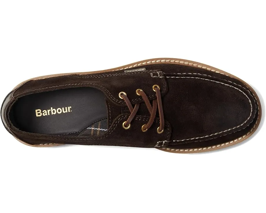Туфли Derby Barbour Aydon из мягкой замши с клиновидной подошвой