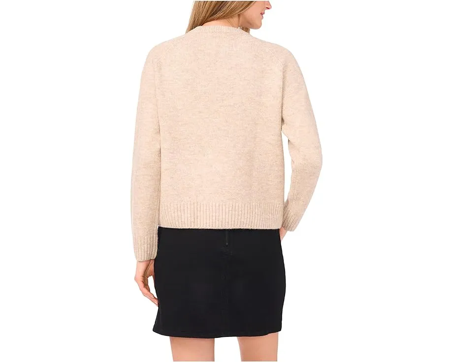 Свитер Vince Camuto с декором на круглой горловине и длинным рукавом