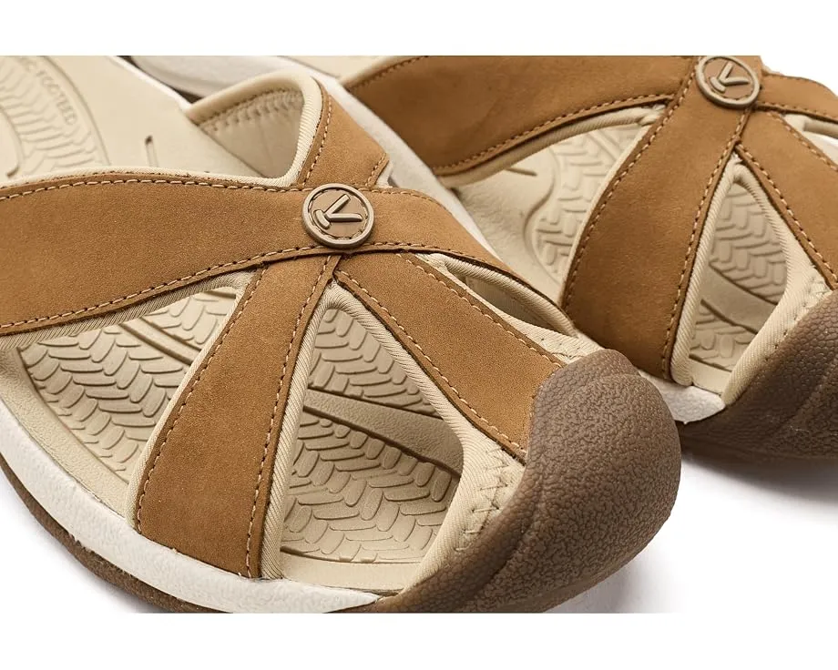 Сандалии KEEN Bali Leather Slide с защитой для пальцев и быстросохнущими ремнями