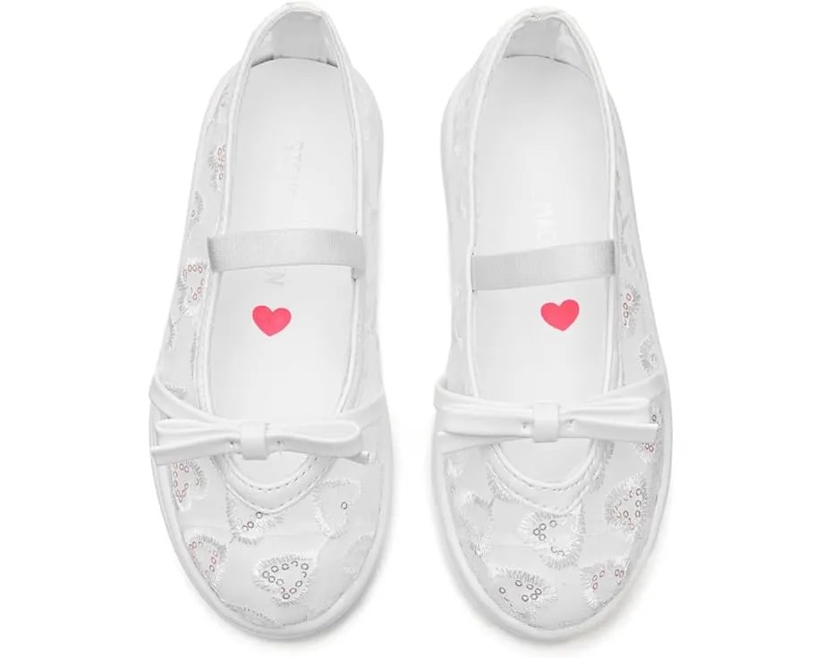 Балетки Steve Madden Kids Burdie с сетчатым верхом и бантиком