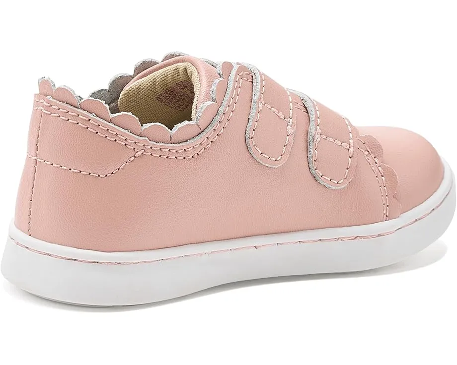 Детские туфли Caroline с фигурным краем и двойной липучкой