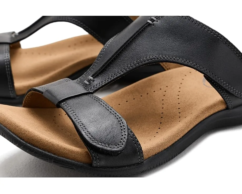 Сандалии Taos Footwear Slide Show с итальянской кожей и поддержкой свода стопы