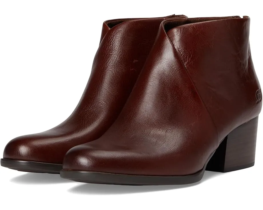 Ботильоны Born Kalie из итальянской кожи с перекрестным дизайном и квадратным каблуком