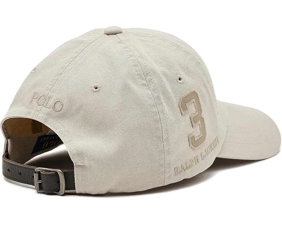 Бейсболка Big Pony Twill Ball Cap от Polo Ralph Lauren с кожаным ремешком