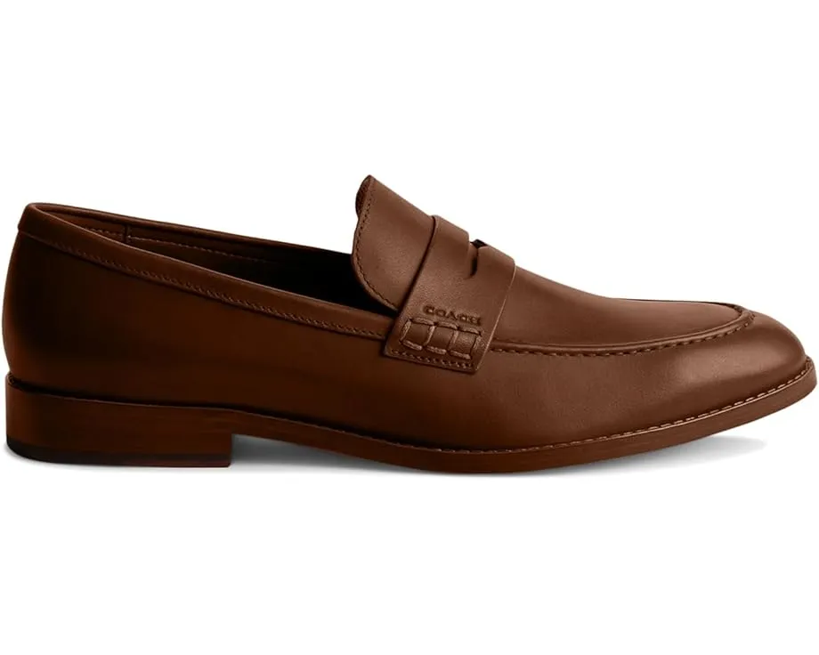 Кожаные лоферы Declan с деталью penny-keeper от COACH