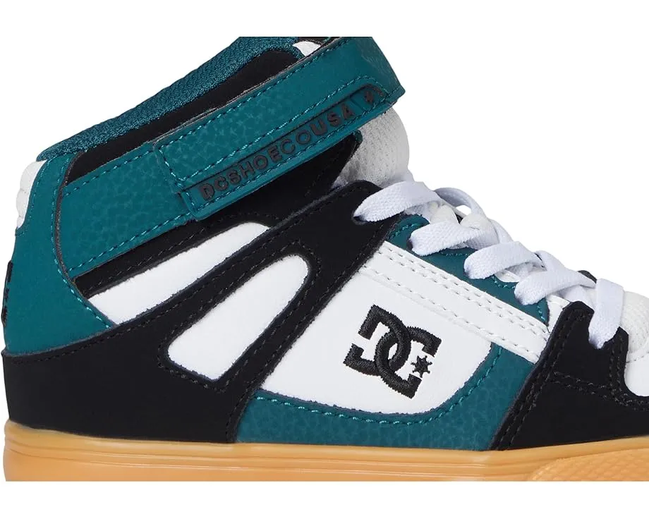 Кроссовки DC Kids Pure High-Top EV с вулканизированной подошвой для скейтбординга