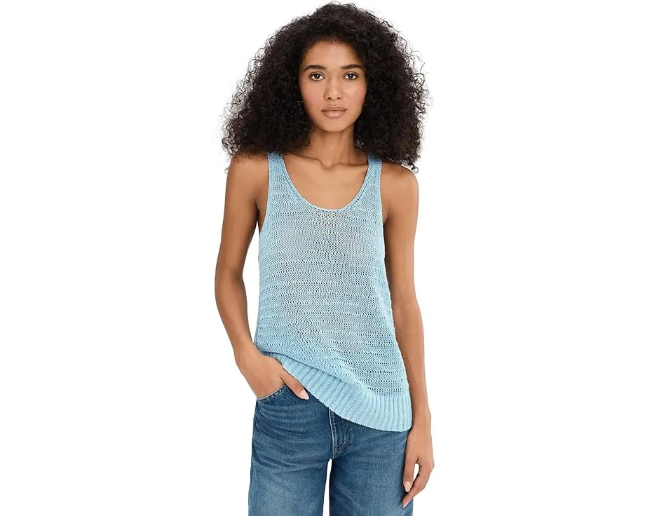 Топ Madewell Linen Vera с вырезом лодочкой из дышащего льна