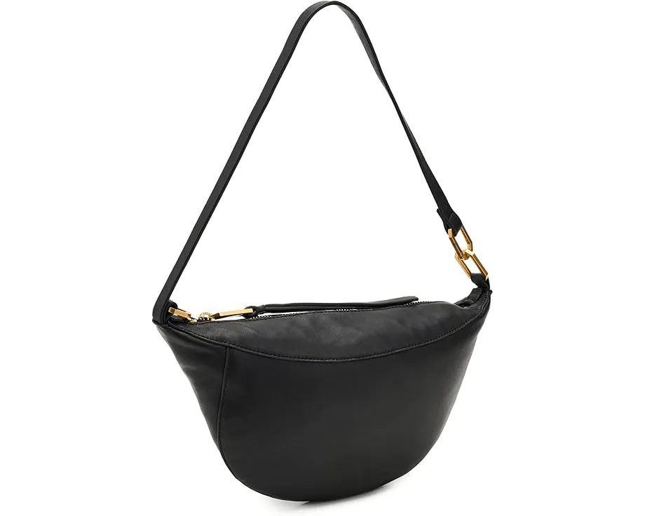Микро-сумка AllSaints Luna из мягкой кожи с эффектом мягкого силуэта