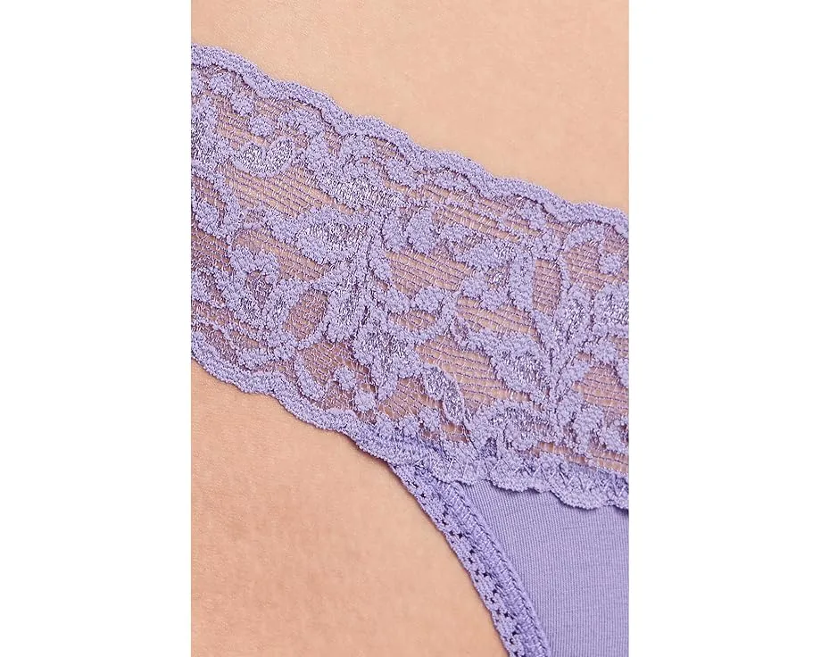 Трусы слипы Supima Cotton Original Rise с кружевом 3 шт от Hanky Panky