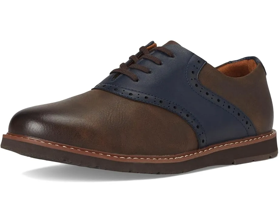 Florsheim Kids мальчиковые оксфорды Vibe Jr с седлом и стелькой из Memory Foam