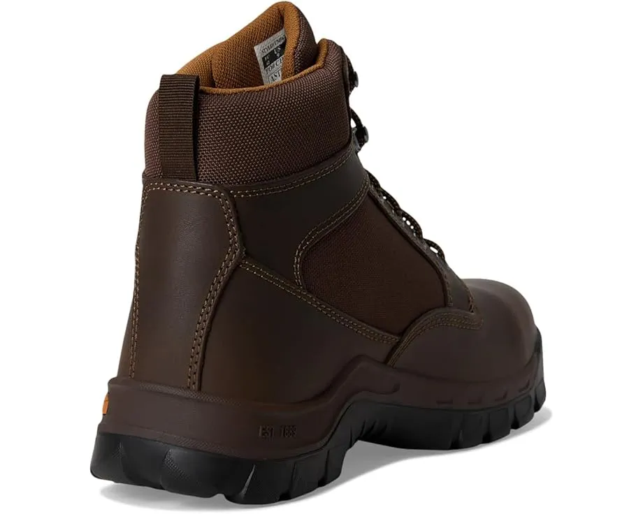 Рабочие ботинки Carhartt 6 дюймов Rugged Flex со стальным носком и противоскользящей подошвой