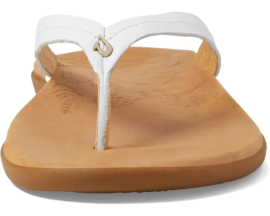 Сандалии OluKai Honu из кожи с поддержкой свода стопы