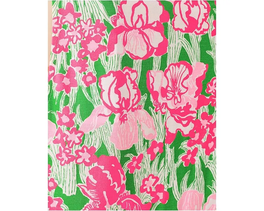 Платье Lilly Pulitzer Riegan с присборенной талией и короткими рукавами