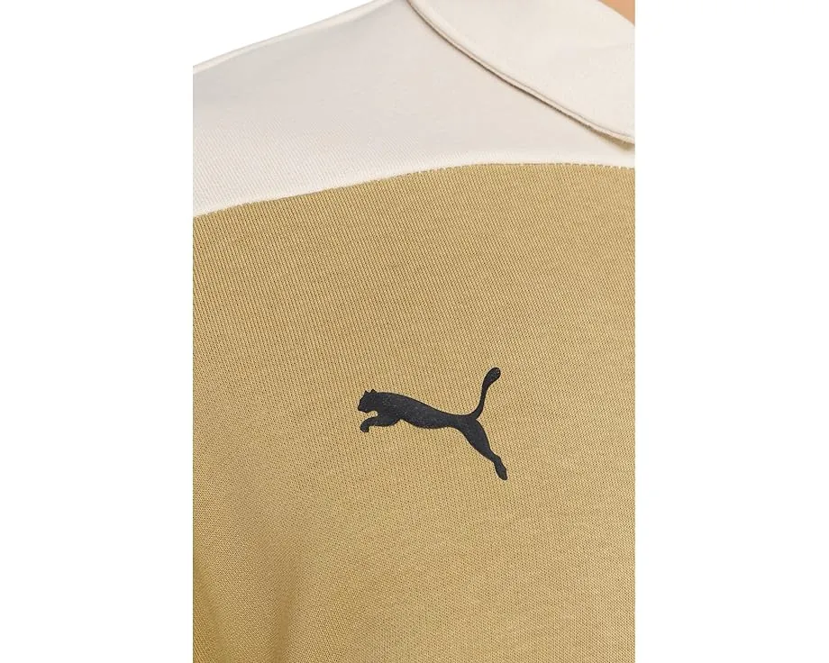 PUMA Porsche Legacy Lifestyle Crew Striped Knit Top футболка поло из френч терри с полосками