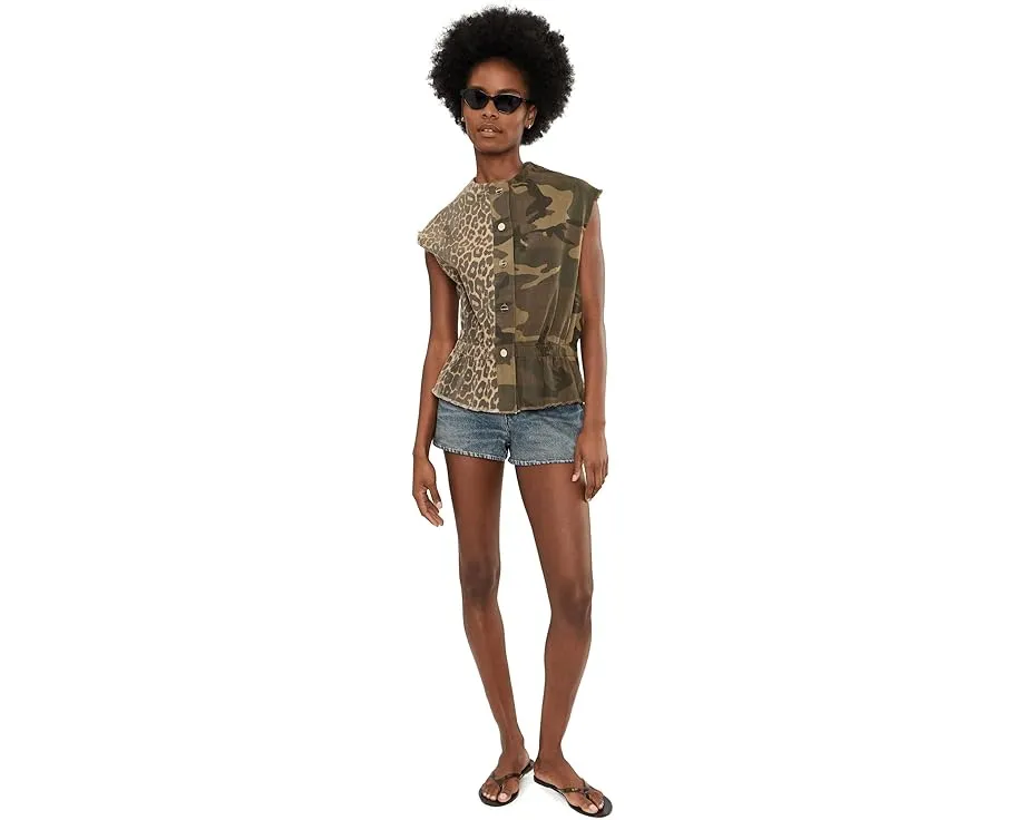 Sofi Waistcoat от AllSaints Camo Leppo Green