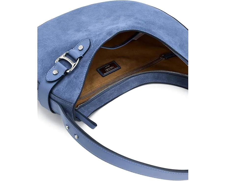 Большая сумка через плечо Tasha из замши Lauren Ralph Lauren