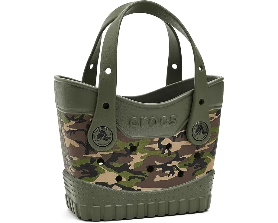 Микро-тоут Crocs из EVA с камуфляжным принтом и структурированным дизайном
