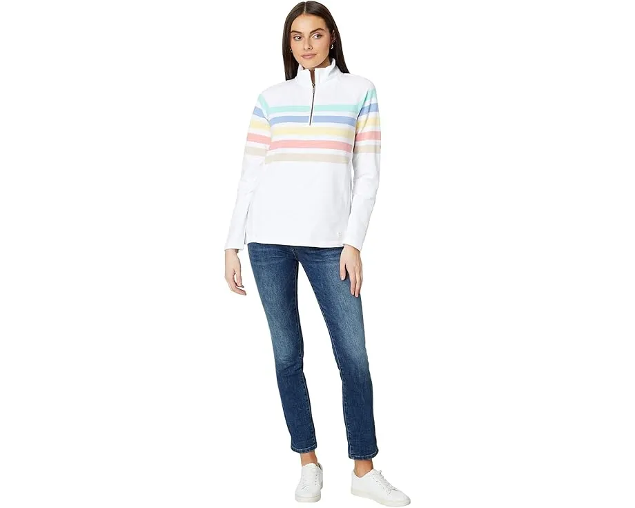 Кофта L.L.Bean Peaks Island с молнией на четверть из легкого хлопка