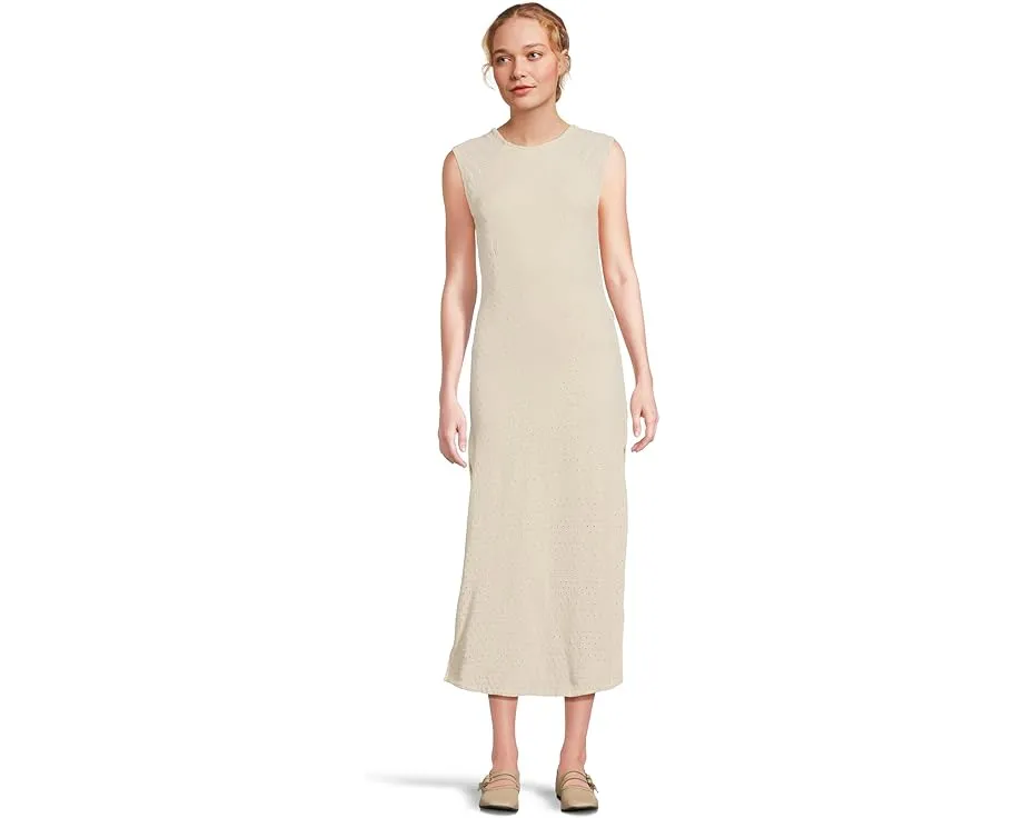 Платье миди Free People Eventide с вырезом-лодочкой и шнуровкой