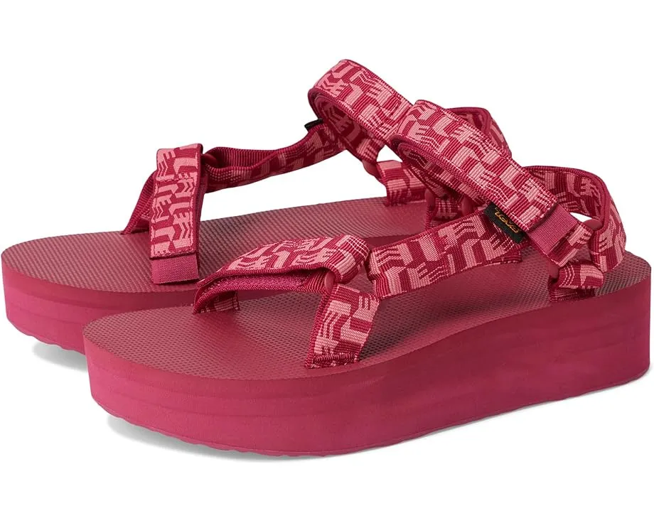 Сандалии Teva Flatform Universal на платформе из переработанных материалов