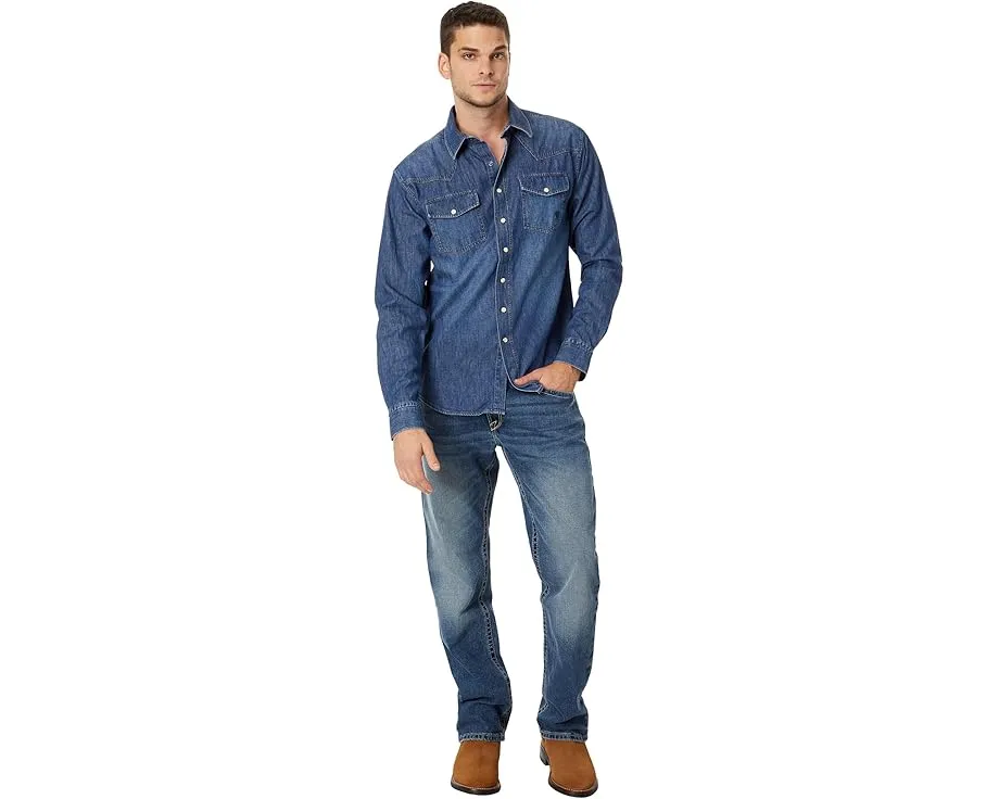 Джинсовая рубашка Ariat Denim Retro с приталенным кроем