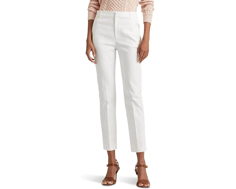 Брюки Lauren Ralph Lauren Stretch Cotton Blend с высокой посадкой