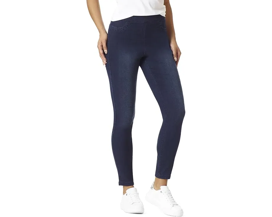 Reversible Denim Leggings от HUE с карманами и высокой посадкой