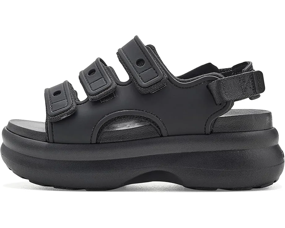 Босоножки Crocs Soho Sport Platform на платформе с тремя ремешками