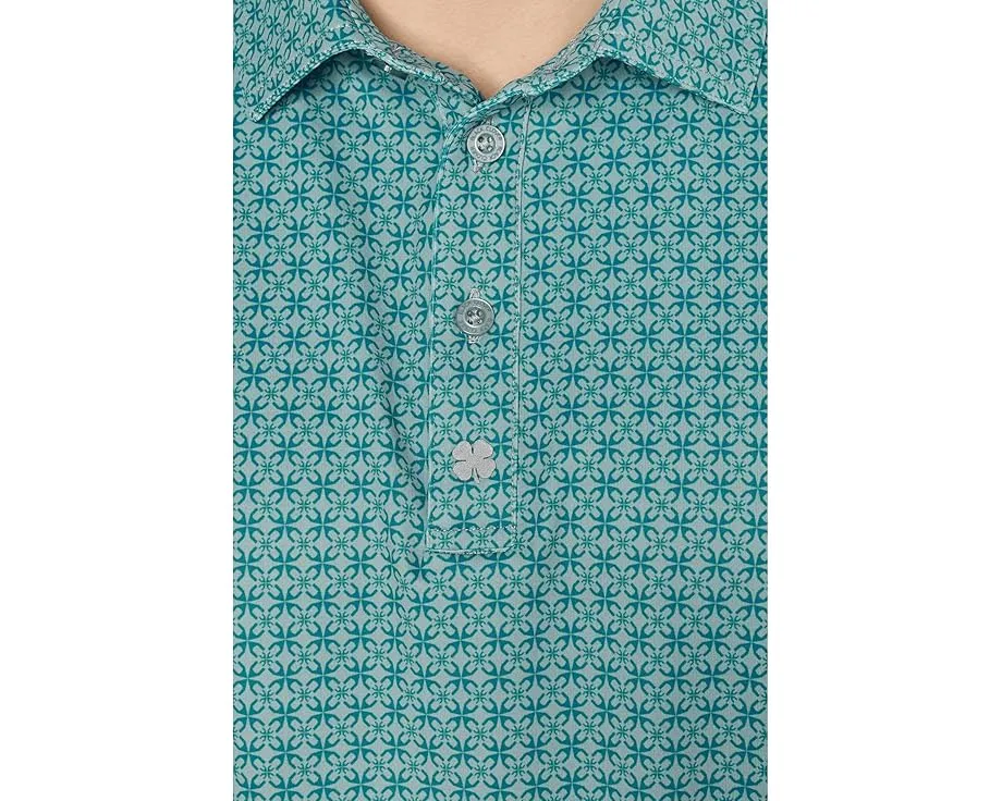 Поло Lucky Star Polo с акцентами в виде звезд и воротником рибаной вязки Black Clover
