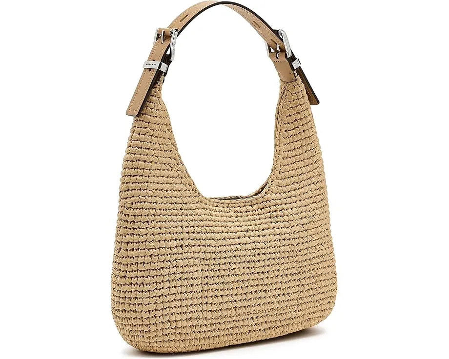 Сумка MICHAEL Michael Kors Nolita Small Hobo через плечо из соломки