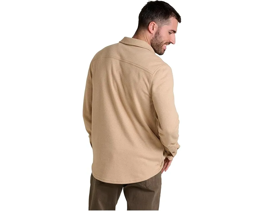 Рубашка Toad&Co Shadowbrook с длинным рукавом из джерси и воротником