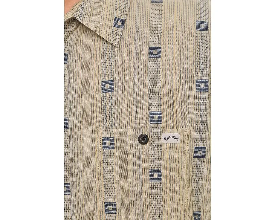 Billabong рубашка с коротким рукавом Sundays Jacquard