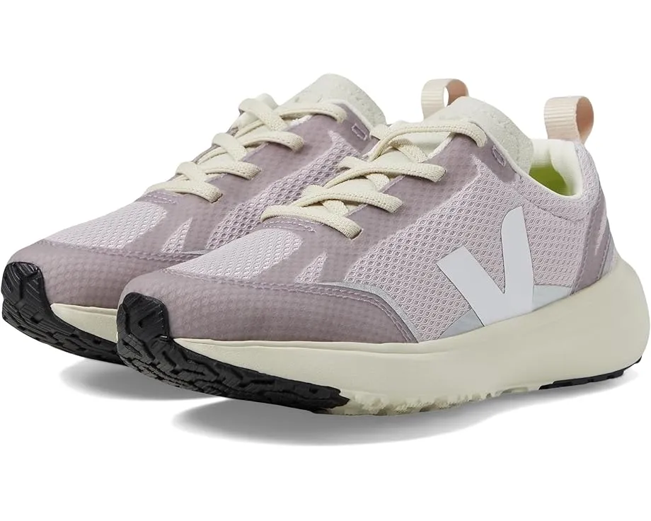 Детские кроссовки VEJA Small Canary Light с текстильным верхом и эластичными шнурками