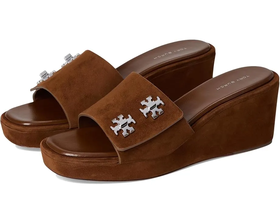 Босоножки Tory Burch Turnlock Wedge на платформе 60 мм