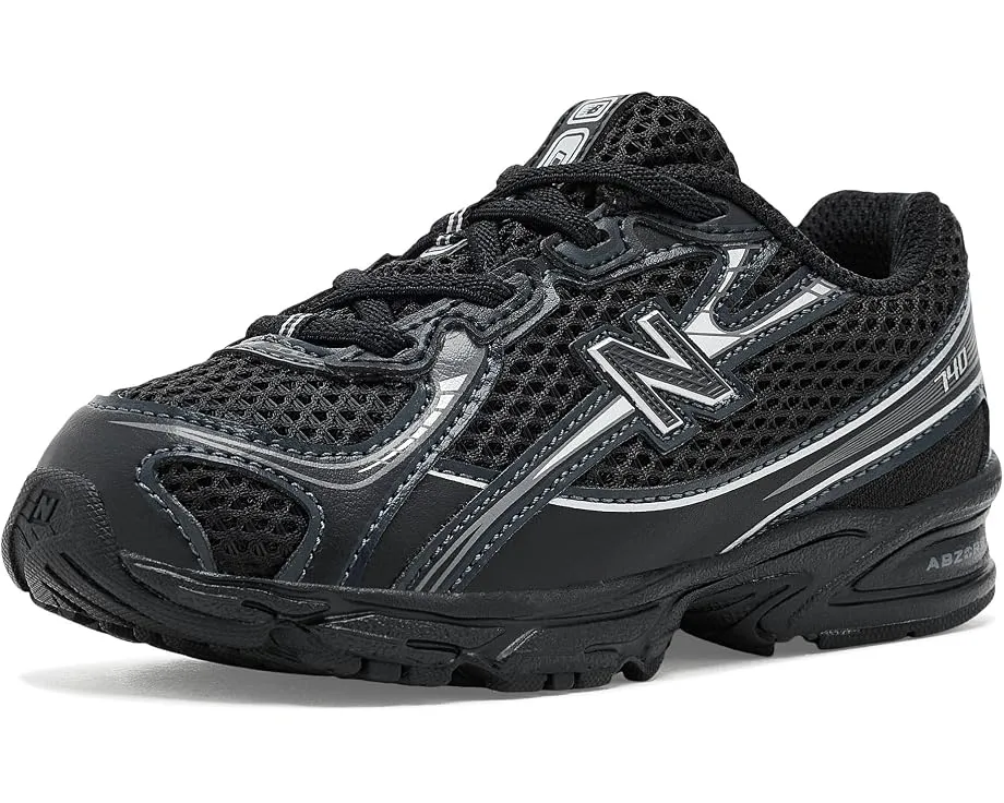 New Balance детские кроссовки 740 Bungee Lace черные